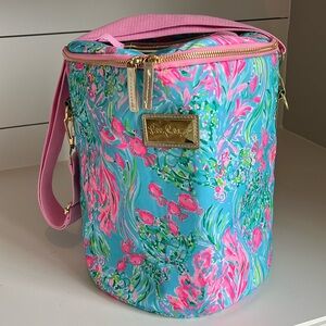 Lilly Pulitzer round cooler bag
